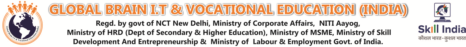 GLOBAL BRAIN I.T & VOCATIONAL EDUCATION (INDIA) logo